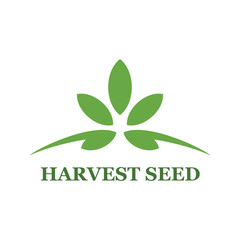 Harvest Seed logo icon vector