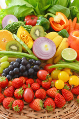 新鮮な野菜と果物