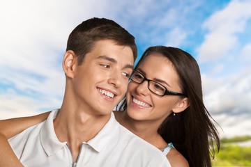 Obraz premium Black, Couple, Teenager.
