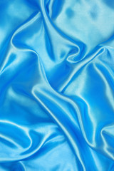 Blue Silk cloth of abstract backgrounds