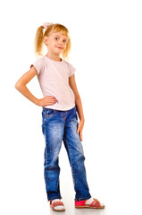 Fototapeta premium little girl
