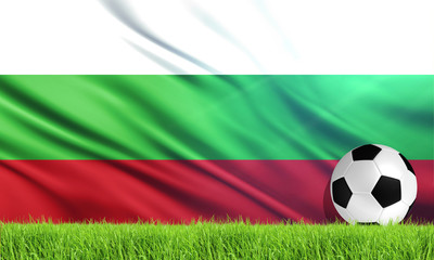 Naklejka premium The National Flag of Bulgaria