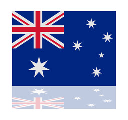 reflection flag australia