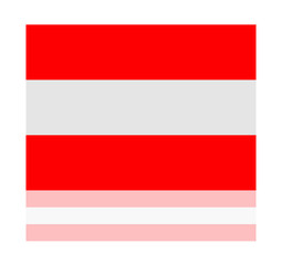 reflection flag austria