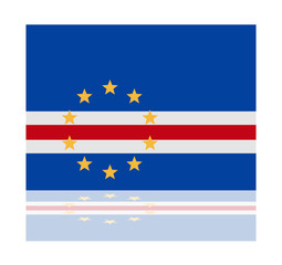 reflection flag cape verde