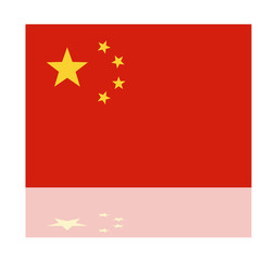 reflection flag china