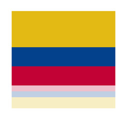 reflection flag colombia