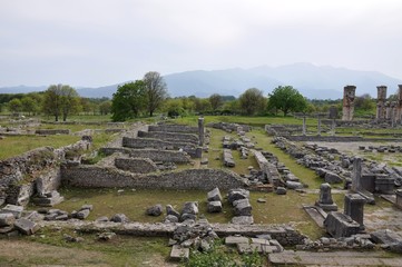 Fototapeta na wymiar The ruins of Philippi