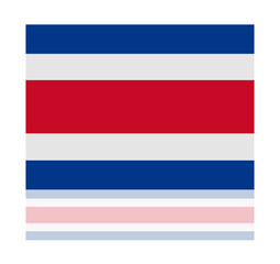 reflection flag costa rica