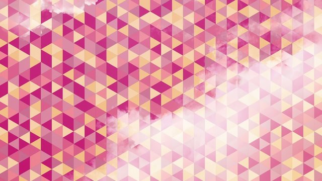 animation girly colors triangles clouds timelapse background