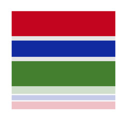 reflection flag gambia