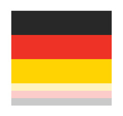reflection flag germany