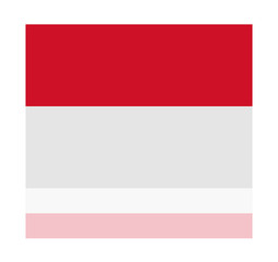 reflection flag indonesia