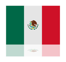 reflection flag mexico