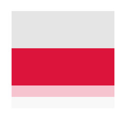 reflection flag poland