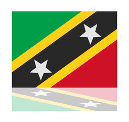 reflection flag saint kitts