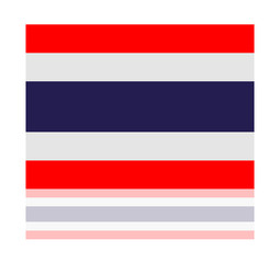 reflection flag thailand
