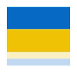 reflection flag ukraine