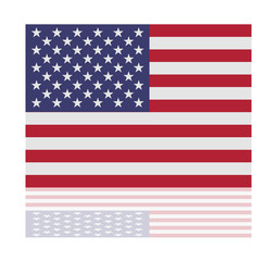 reflection flag united states