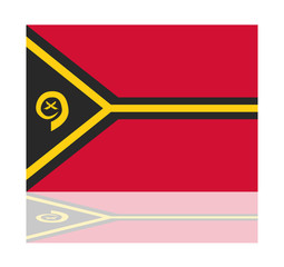 reflection flag vanuatu