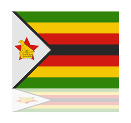 reflection flag zimbabwe