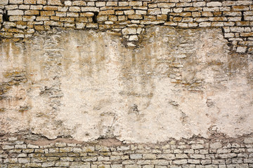 Ancient wall. Picture can be used as a background