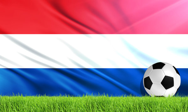 The National Flag of Netherlands (Holland)
