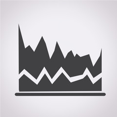 diagram icon , graphs icon