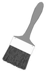 cartoon image of paint brush
