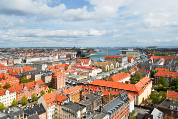 Fototapeta na wymiar Copenhagen skyline