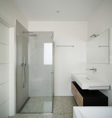 Interior, modern bathroom