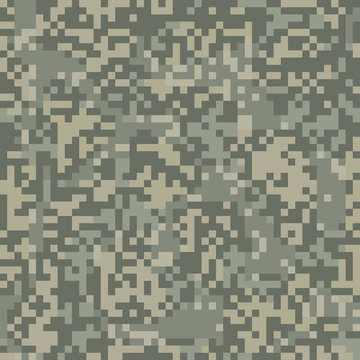 Camouflage seamless pattern for arid area in digit style