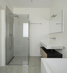 Interior, modern bathroom