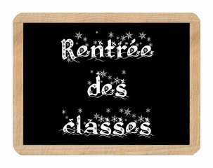 Ardoise rentrée des classes