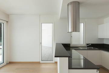 Interiors, modern kitchen