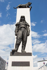 Statue of slovak national hero