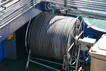 detalles de un  barco pesquero