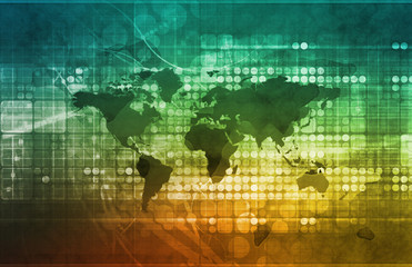 Obraz premium Global Business Strategy