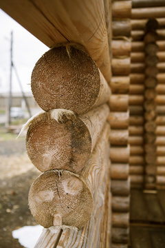 construction of a wooden house