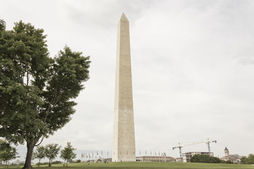 Obraz premium View of the Washington Monument, National Mall, Washington