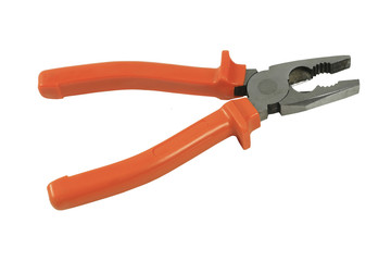Pliers isolated on white background.