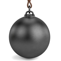 3d render of wrecking ball