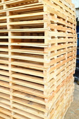 Wood pallet from factory 