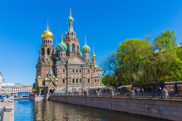 Fototapeta na wymiar Auferstehungskirche St. Petersburg
