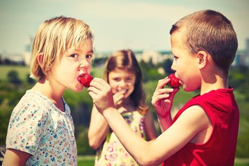 Fresh strawberries