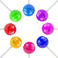 colorful lollipops