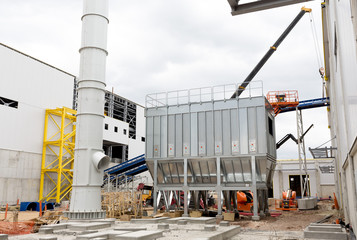 Waste plant outside process storage methane oil organic