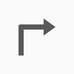 turn right icon
