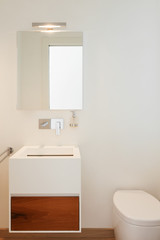 Obraz na płótnie Canvas Interiors, modern bathroom
