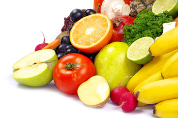 vegetables and fruits